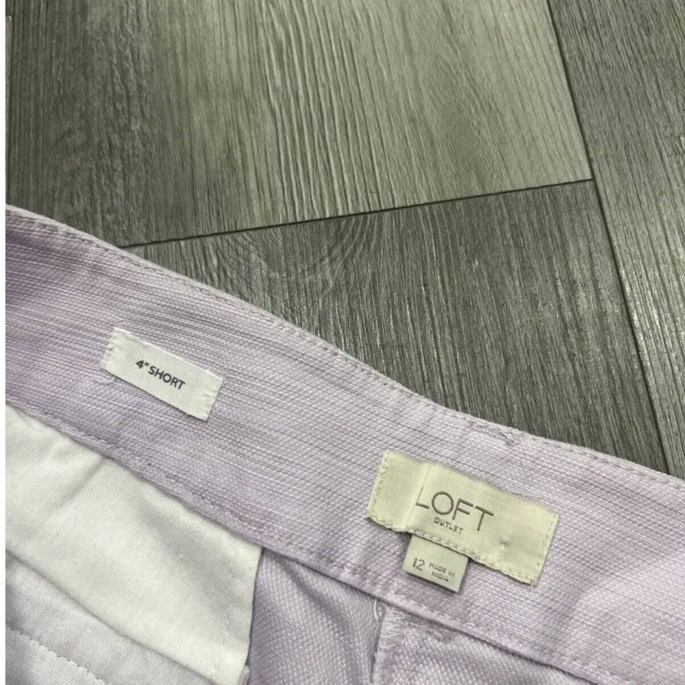 $5 Loft Lavender Shorts - Picture 3 of 5